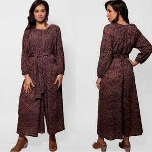 Apiece Apart Isla Multi Bandhani Dot Wide Leg Jumpsuit 2